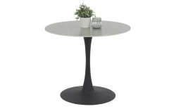 Esstisch Paola I, Marmor Nachbildung/grau