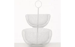 Etagere Seoul, Eisen, weiß, 43 cm