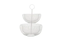 Etagere Seoul, Eisen, weiß, 43 cm