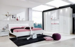 Falttürenkleiderschrank Loft, alpinweiß, 300 x 236 cm