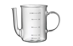 Fettreduzierkanne aus Glas, 0,75 l