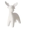 Figur Hirsch, weiß, 19 cm