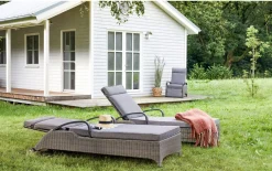 Garten-Sonnenliege Komido, braun/anthrazit
