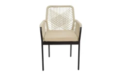 Gartenstuhl Raipur, beige/anthrazit
