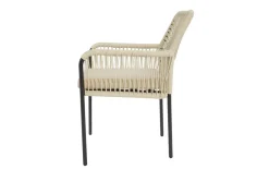 Gartenstuhl Raipur, beige/anthrazit