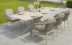 Gartentisch Como, taupe/beige