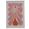 Gemälde, pink/schwarz, 60 x 90 x 2,5 cm