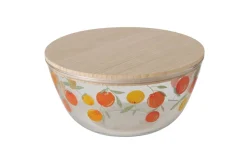 Glasschale Fruits, orange/rot, 23,3 cm