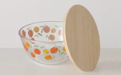 Glasschale Fruits, orange/rot, 23,3 cm