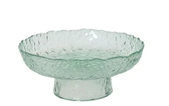 Glasservierplatte, hellgrün, 11,5 cm
