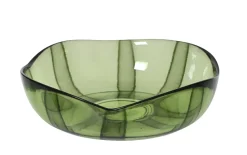 Glasteller, grün, 8,5 cm