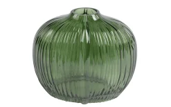 Glasvase, grün, 20 cm