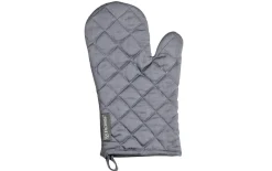 Grillhandschuh, Nadelstreifenmuster, silber