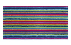 Gästetuch Lifestyle Streifen, multicolor dunkel, 30 x 50 cm