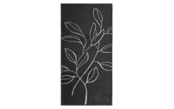 Handtuch Atelier Floral, basalt, 50 x 100 cm