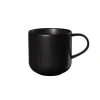 Henkelbecher coppa kuro, Porzellan, schwarz, 9,5 cm