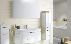 Highboard Fokus 4010, weiß Hochglanz