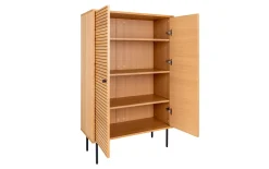 Highboard Kyoto, furnierte Eiche