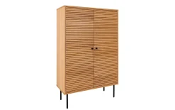 Highboard Kyoto, furnierte Eiche