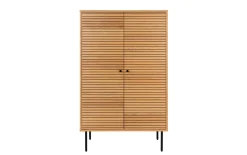 Highboard Kyoto, furnierte Eiche