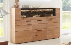 Highboard Runa, Kerneiche Natur gebürstet