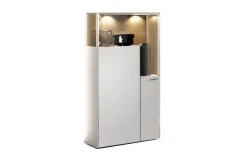 Highboard Sentino I, weiß matt lackiert