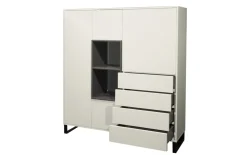 Highboard Symphony, grau/graphit, inkl. Push-to-Open Funktion