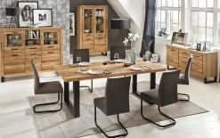 Highboard Tina, Eiche teilmassiv geölt