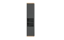 Hängeschrank Nuaro, anthrazit/Eiche-Nachbildung