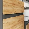 Hochschrank Mayor, graphit/Navarra Eiche Nachbildung