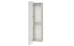 Hochschrank Neapel, kaschmirfarbig, inkl. Spiegelfront
