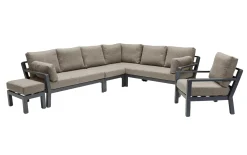 Hocker Avena, anthrazit/braun