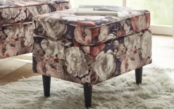 Hocker Olivia, Rosenmuster