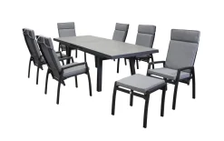 Hocker Sondrino, anthrazit/hellgrau