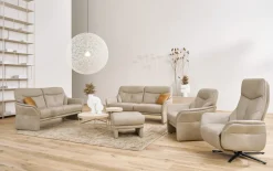 Hocker Tangram, beige