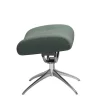 Hocker zu Ruhesessel Berlin M, salbeigrün/chrom