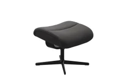 Hocker zu Ruhesessel View, dunkelgrau/schwarz