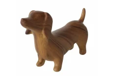 Hund Figur Wilhelmy, braun
