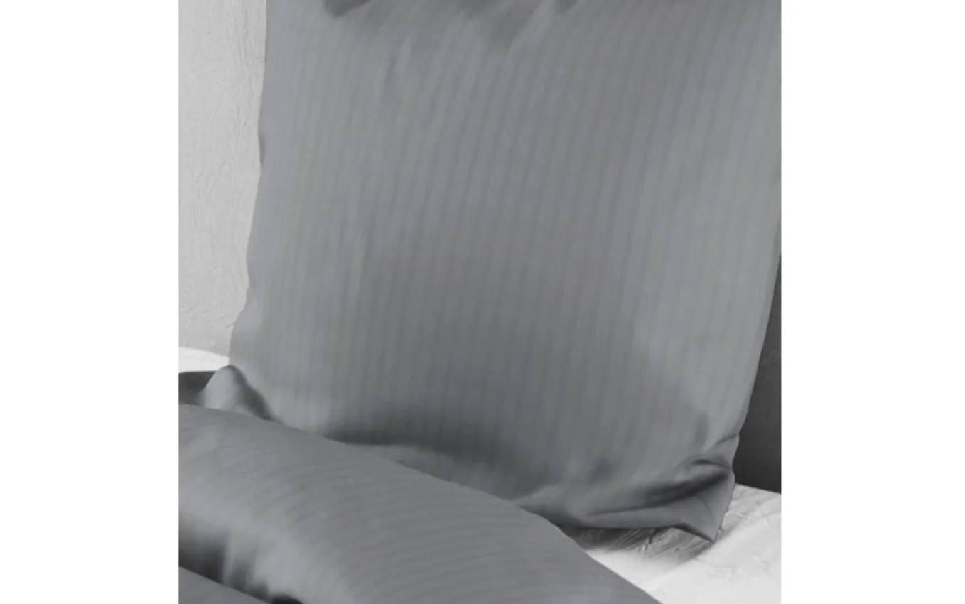 Interlock Jersey Bettwäsche, anthrazit, 135 x 200 cm