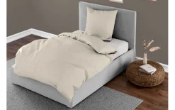 Interlock Jersey Bettwäsche, natur, 155 x 220 cm