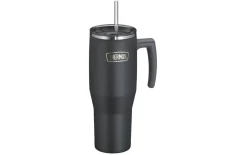 Isolier-Trinkbecher Refreshing, black matt, 1,1 Liter
