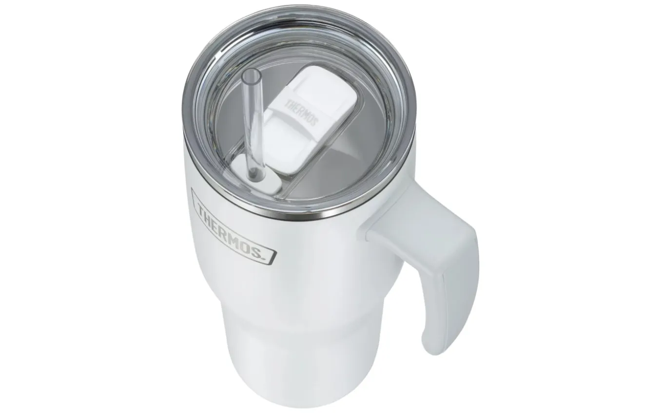 Isolier-Trinkbecher Refreshing, white matt, 1,1 Liter