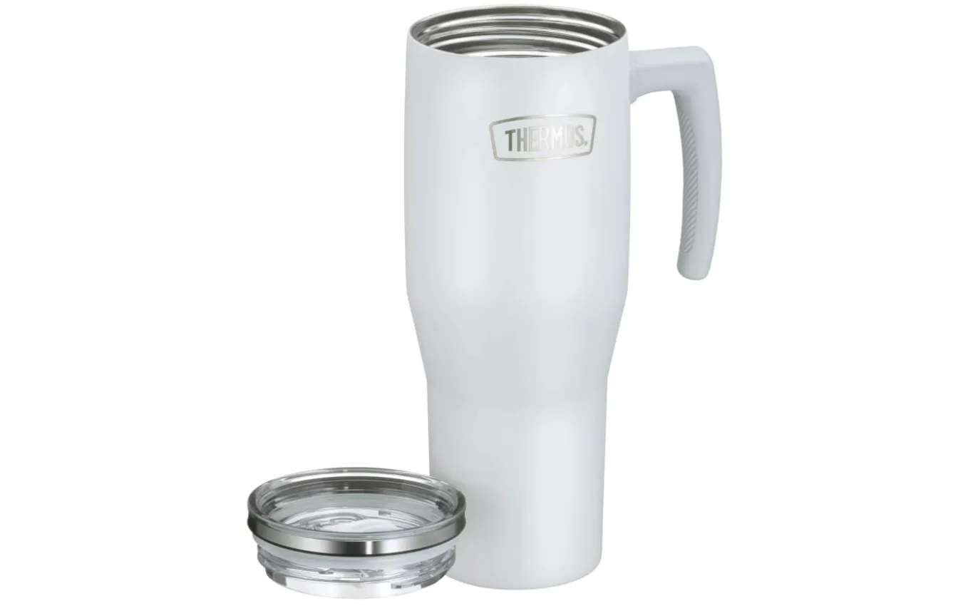 Isolier-Trinkbecher Refreshing, white matt, 1,1 Liter