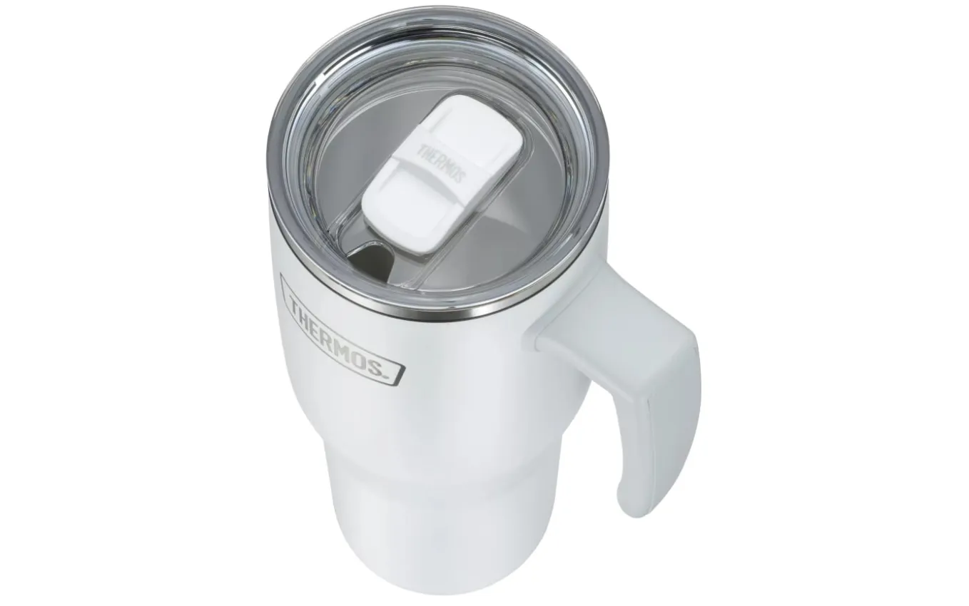 Isolier-Trinkbecher Refreshing, white matt, 1,1 Liter