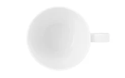 Kaffeeobertasse Beat in weiß uni, 0,26 L