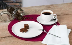 Kaffeeservice Lido uni 3 aus Porzellan in weiß, 18-teilig