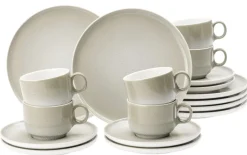 Kaffeeservice Sento-Home Aura, cream, 18-teilig