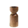 Kerzenhalter, braun, 15 cm