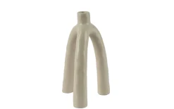 Kerzenhalter, creme, 23 cm