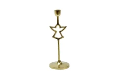 Kerzenhalter Engel, gold, 28 cm